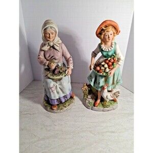 Vintage Homco   Figurine 1433 & 8881, God's Blessing's Collection's.